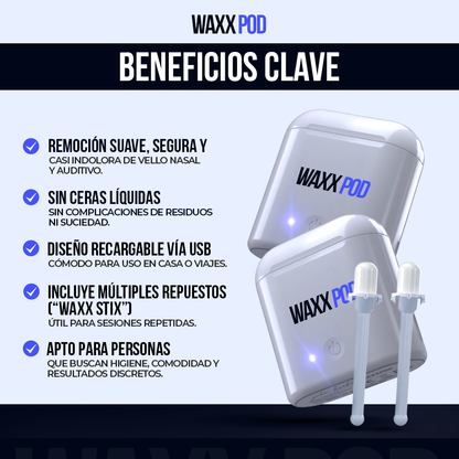 Waxx Pod - Depilación segura, rápida y sin dolor. Waxx Pod™ lo hace fácil.