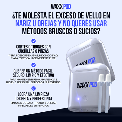 Waxx Pod - Depilación segura, rápida y sin dolor. Waxx Pod™ lo hace fácil.