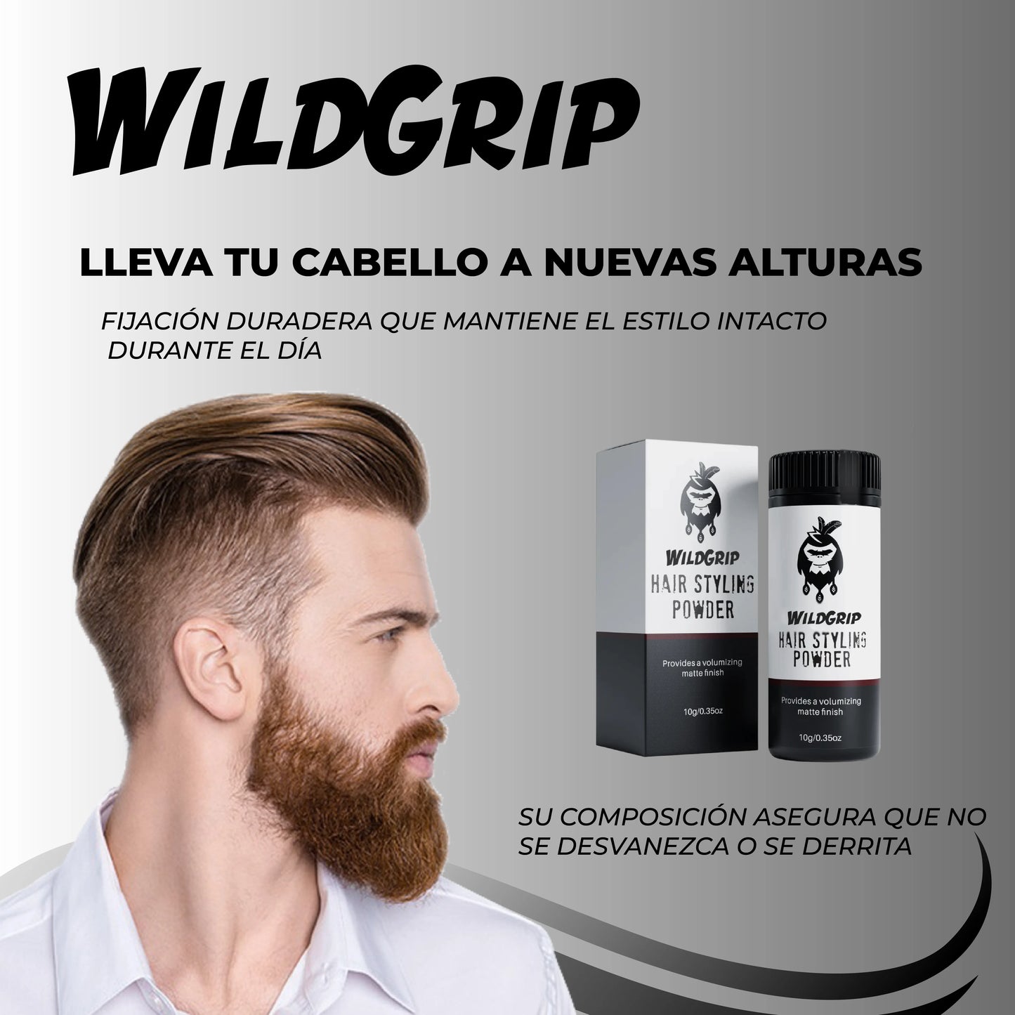 WildGrip™- Polvo estilizador de cabello