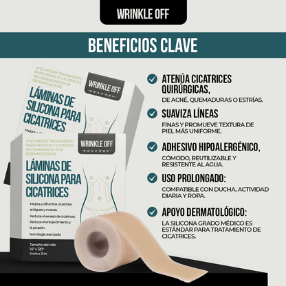 Wrinkle Off™ - Dormir, y despertar con menos arrugas.