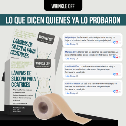 Wrinkle Off™ - Dormir, y despertar con menos arrugas.