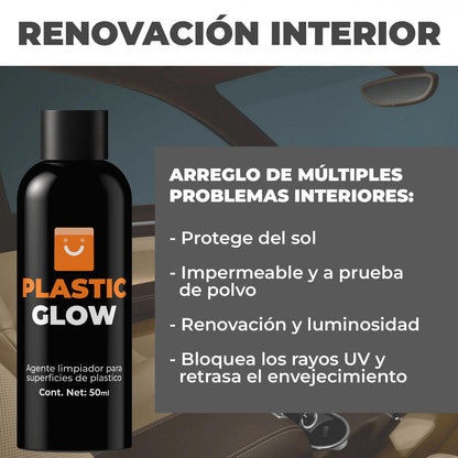 PlasticGlow™ - Agente limpiador para superficies de plastico