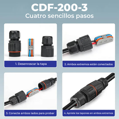 AquaLink™ - Conectores de cables impermeables para exterior