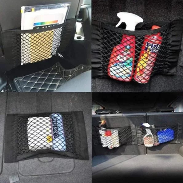 TidyRide™ - Organizador con malla elástica  para maletera de autos