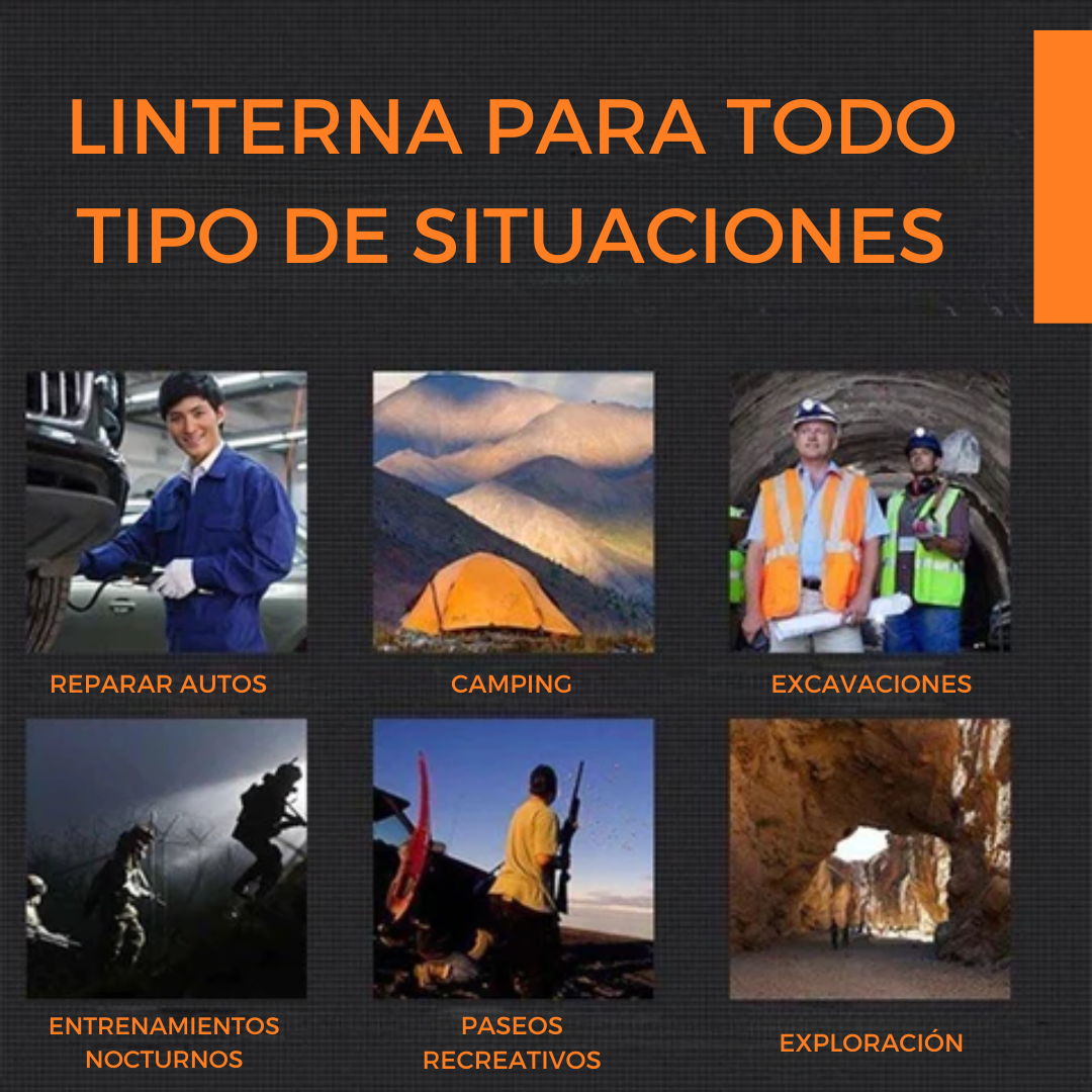 Nextlight™ - Linterna LED Premium De Alto Alcance