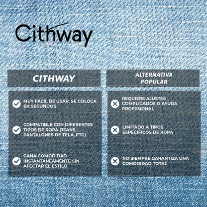 Cithway™ - Ajusta tus pantalones al instante para mayor comodidad