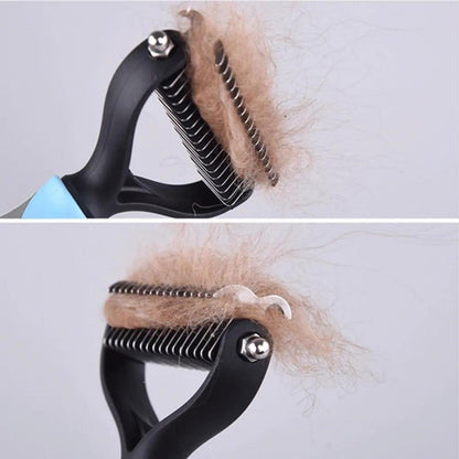 Peine corta nudos para perros y gatos