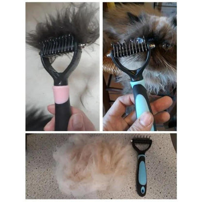 Peine corta nudos para perros y gatos