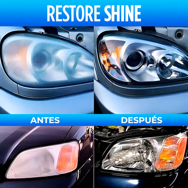 RestoreShine™ - Restaurador de largo plazo para focos