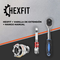 HexFit + varilla de extensión + mango manual