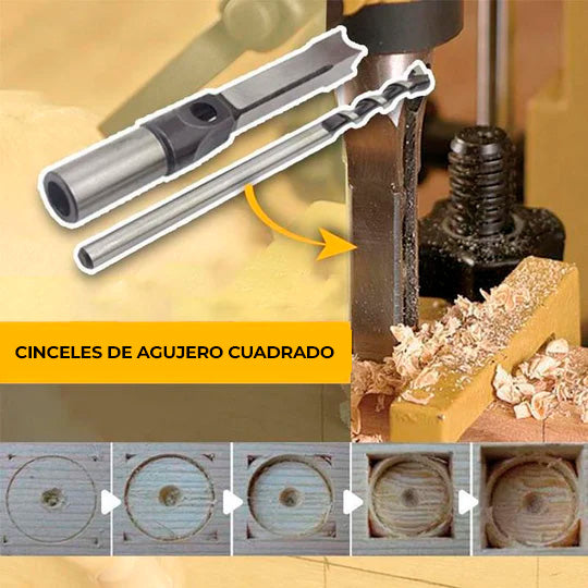 TitanSquare™ - Brocas de acero para orificios cuadrados