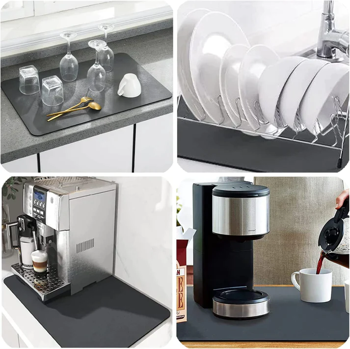 DRYQUICK™ - Alfombrilla para secar platos ultra absorbente