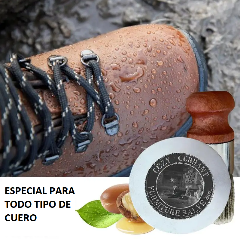 ShineLeather™ - CREMA Y CEPILLO PARA RENOVAR CUERO