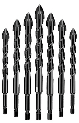 CROSSEDGE DRILL SET™ - JUEGO DE BROCAS CRUZADAS DE 4 FILOS - 7 PIEZAS