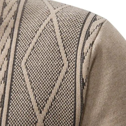 ELEGANTVNZ™ - SUETER DE PUNTO ELEGANTE PARA HOMBRES