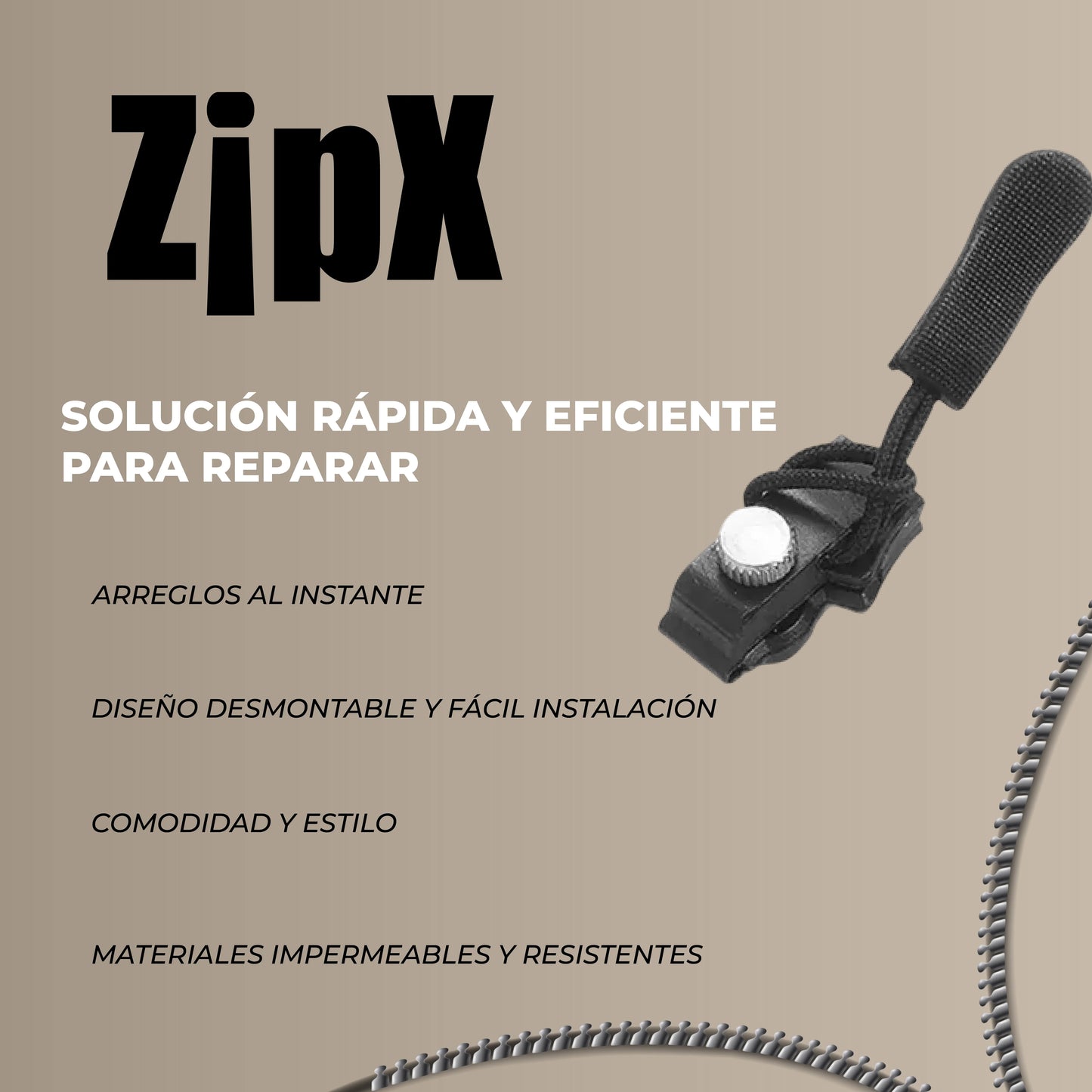 ZipX™- Kit Reparacion de Cierres