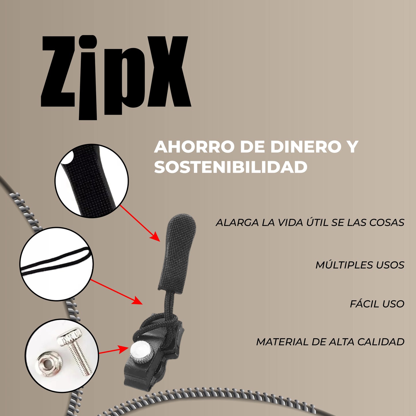 ZipX™- Kit Reparacion de Cierres