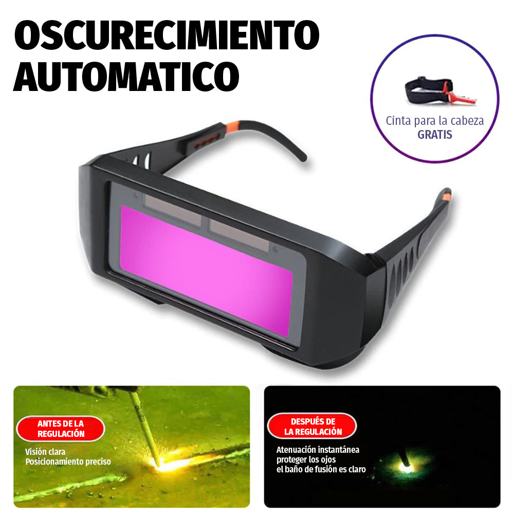 SolarSafe™ - Gafas de soldadura con oscurecimiento automático