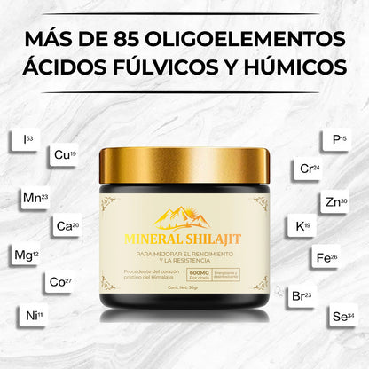 MineralShilajit™ - Shilajit bebible para mayor vitalidad