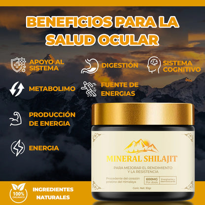 MineralShilajit™ - Shilajit bebible para mayor vitalidad