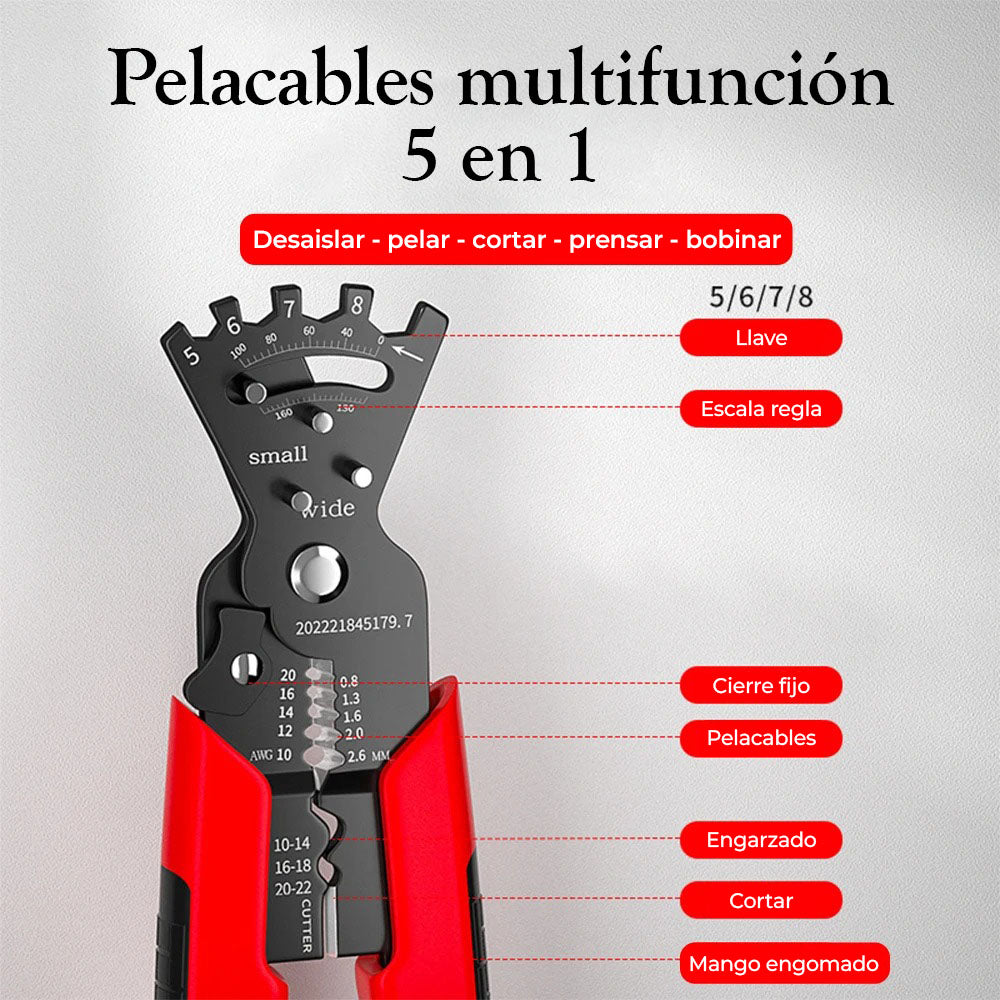 VersaTool™ - Alicate para cables 5 en 1
