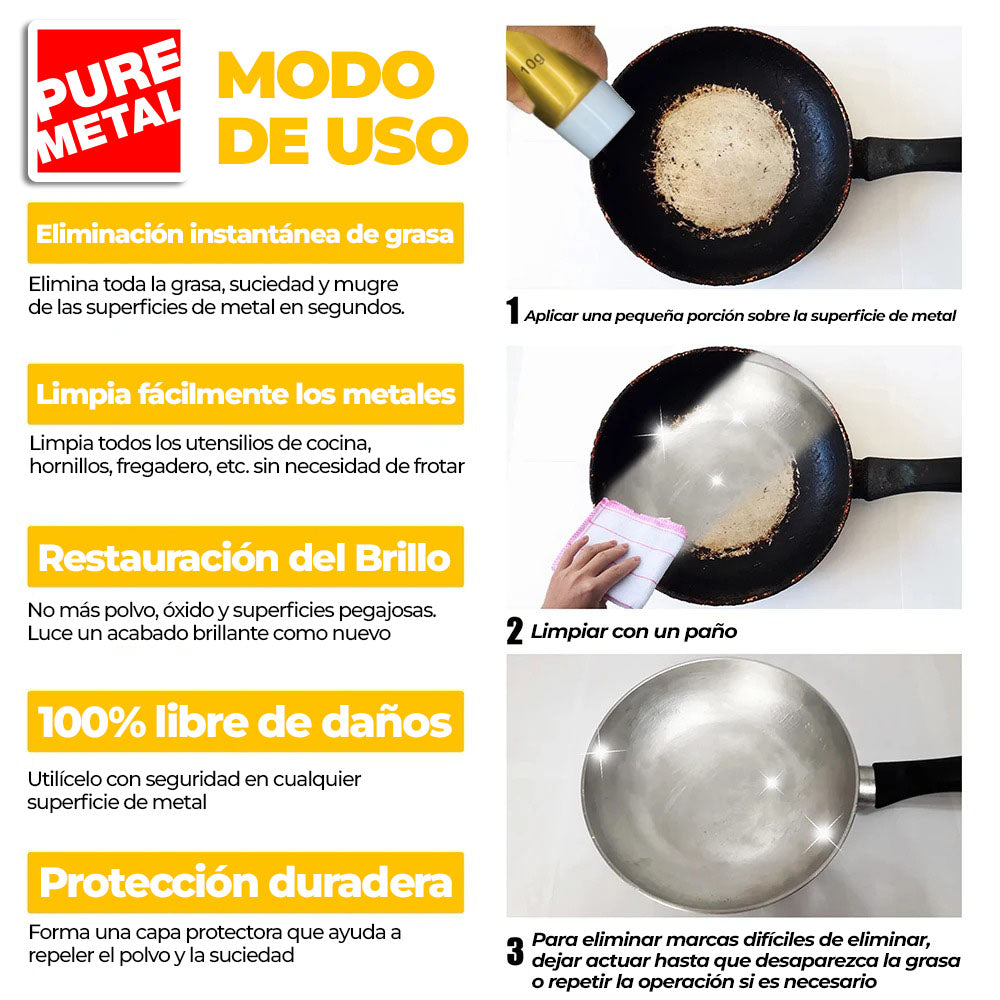 PureMetal™ - Crema pulidora de metale