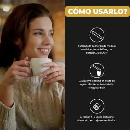 MineralShilajit™ - Shilajit bebible para mayor vitalidad