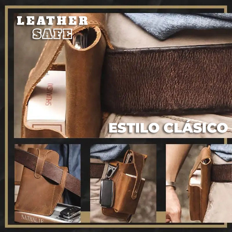 LeatherSafe™ - Estuche de cuero genuino