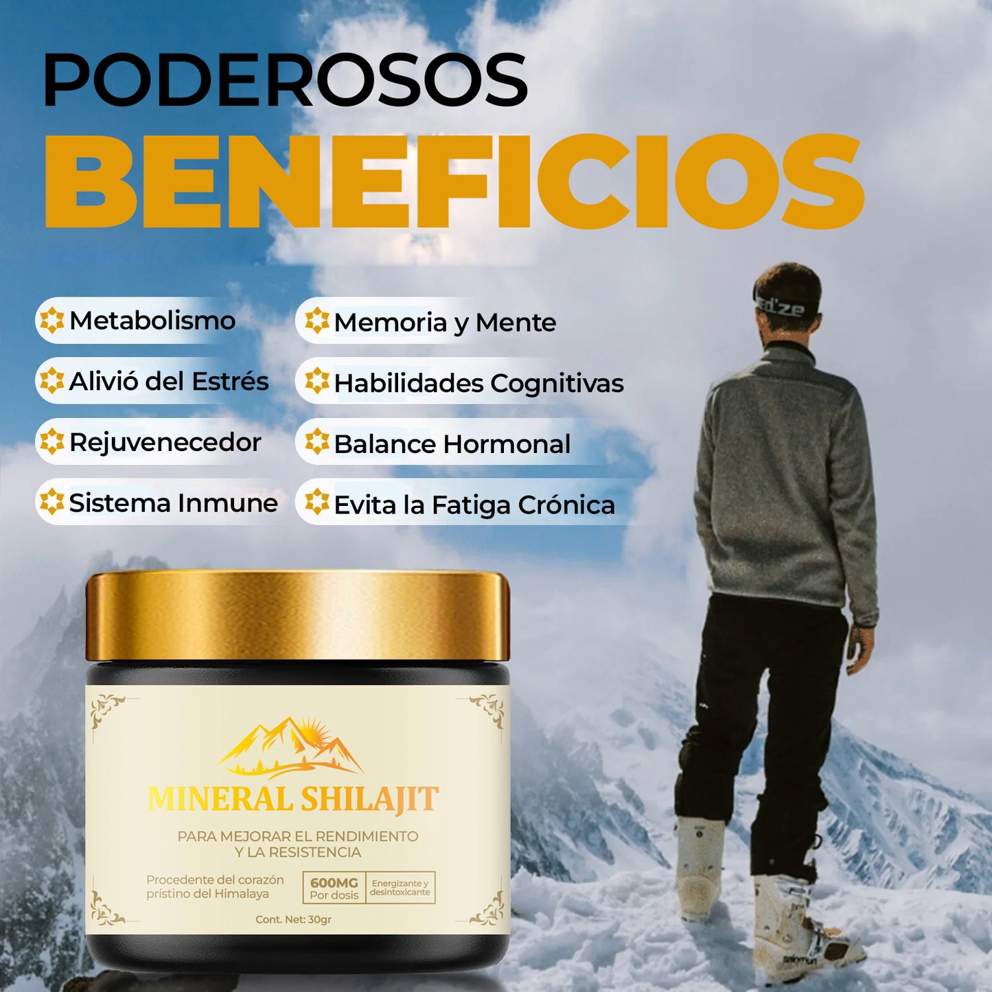 MineralShilajit™ - Shilajit bebible para mayor vitalidad