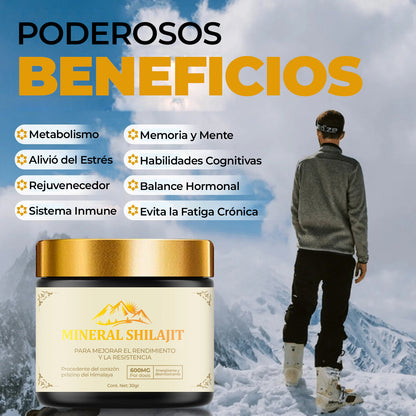 MineralShilajit™ - Shilajit bebible para mayor vitalidad