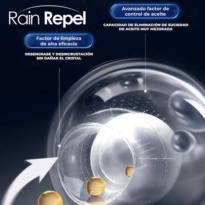 RainRepel™ - Limpiador de vidrios impermeabilizante