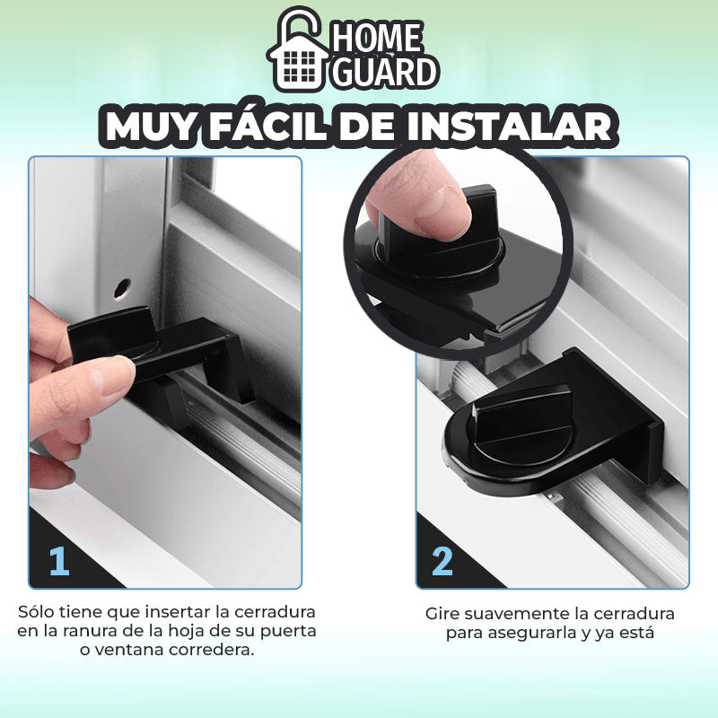 HomeGuard™ - Cerradura anti robos para ventanas