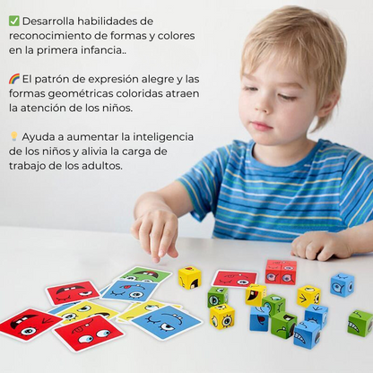 GAMEKIDS™ -  JUEGO EDUCATIVO ROMPECABEZAS DE BLOQUES