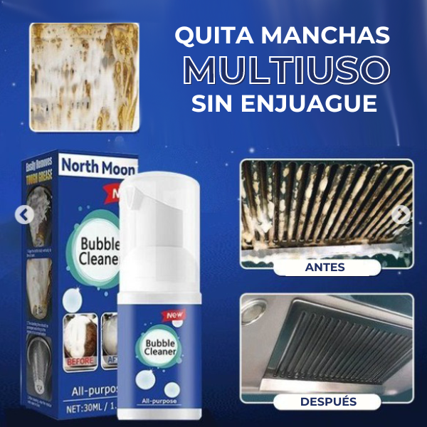 Buble Cleaner - Espuma limpiadora multiuso antigrasa
