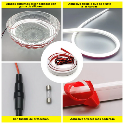 Carled - Tira de luz led para autos