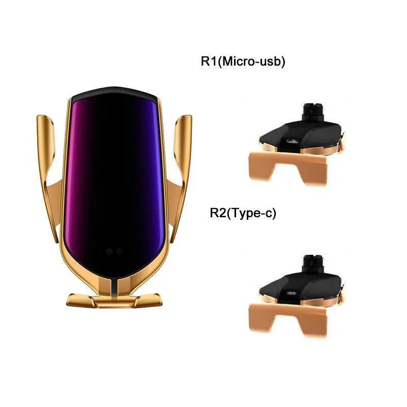 Soporte Celular Para Auto Con Cargador Inalámbrico