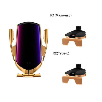 Soporte Celular Para Auto Con Cargador Inalámbrico