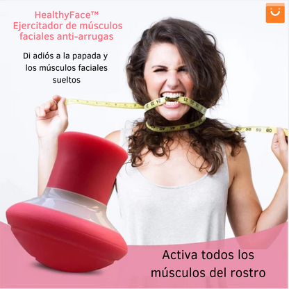 HealthyFace™ - ejercitador de músculos faciales anti-arrugas