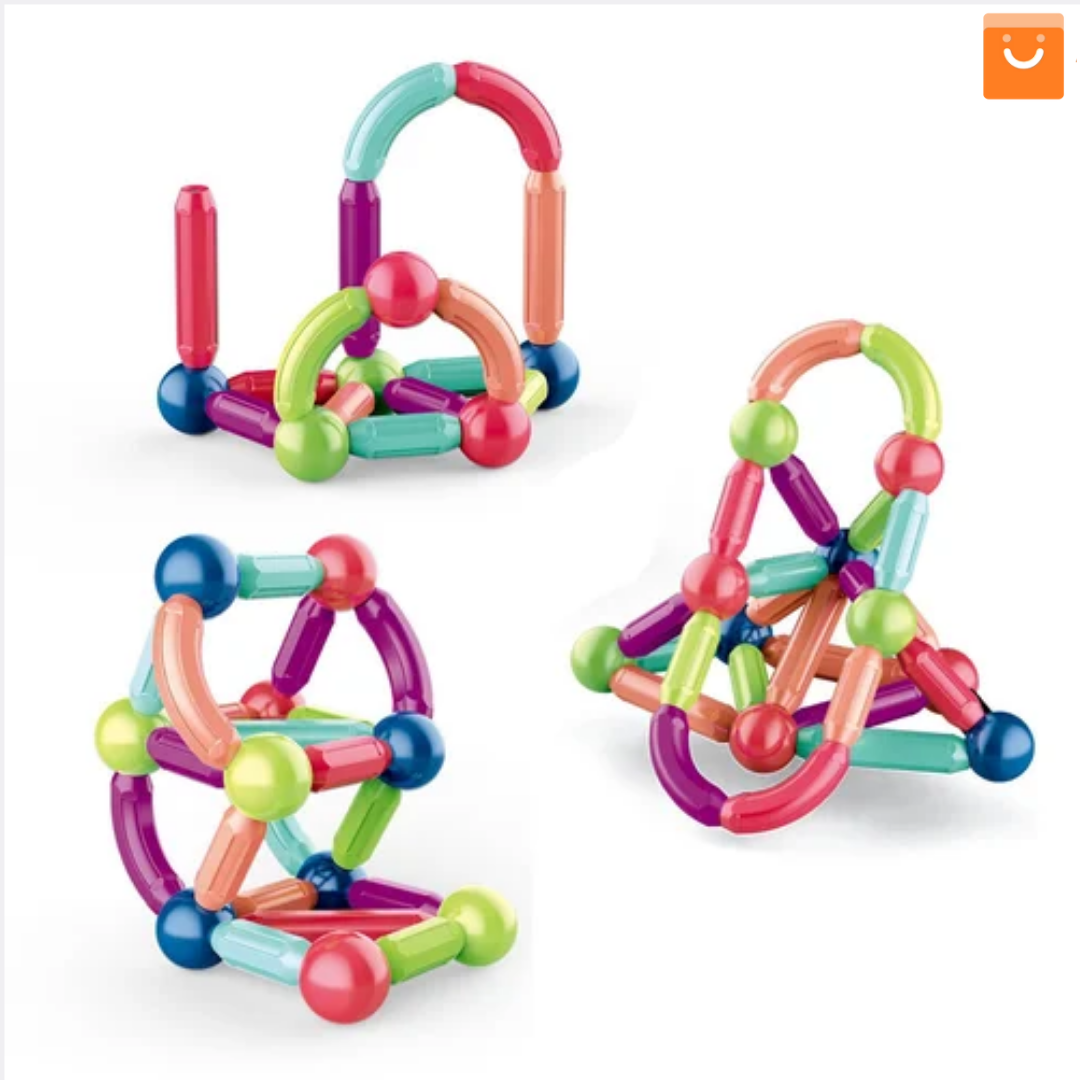 MagneticSticks™ - Bloques de construcción magnéticos educativos