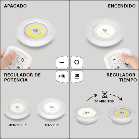 Lightset - LUCES LED DE ALTA INTENSIDAD CON MANDO
