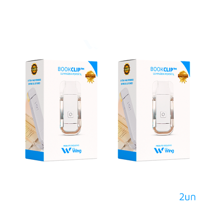 Booklamp - Lámpara de lectura portátil recargable