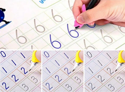 Kit de 4 Cuadernos de Caligrafía Mágica Creativa + Regalo Exclusivo