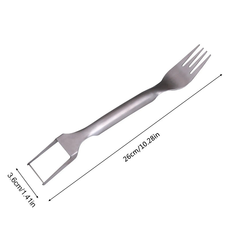 Easycutfork - Tenedor/rebanador de sandía 2 en 1
