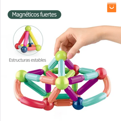 MagneticSticks™ - Bloques de construcción magnéticos educativos