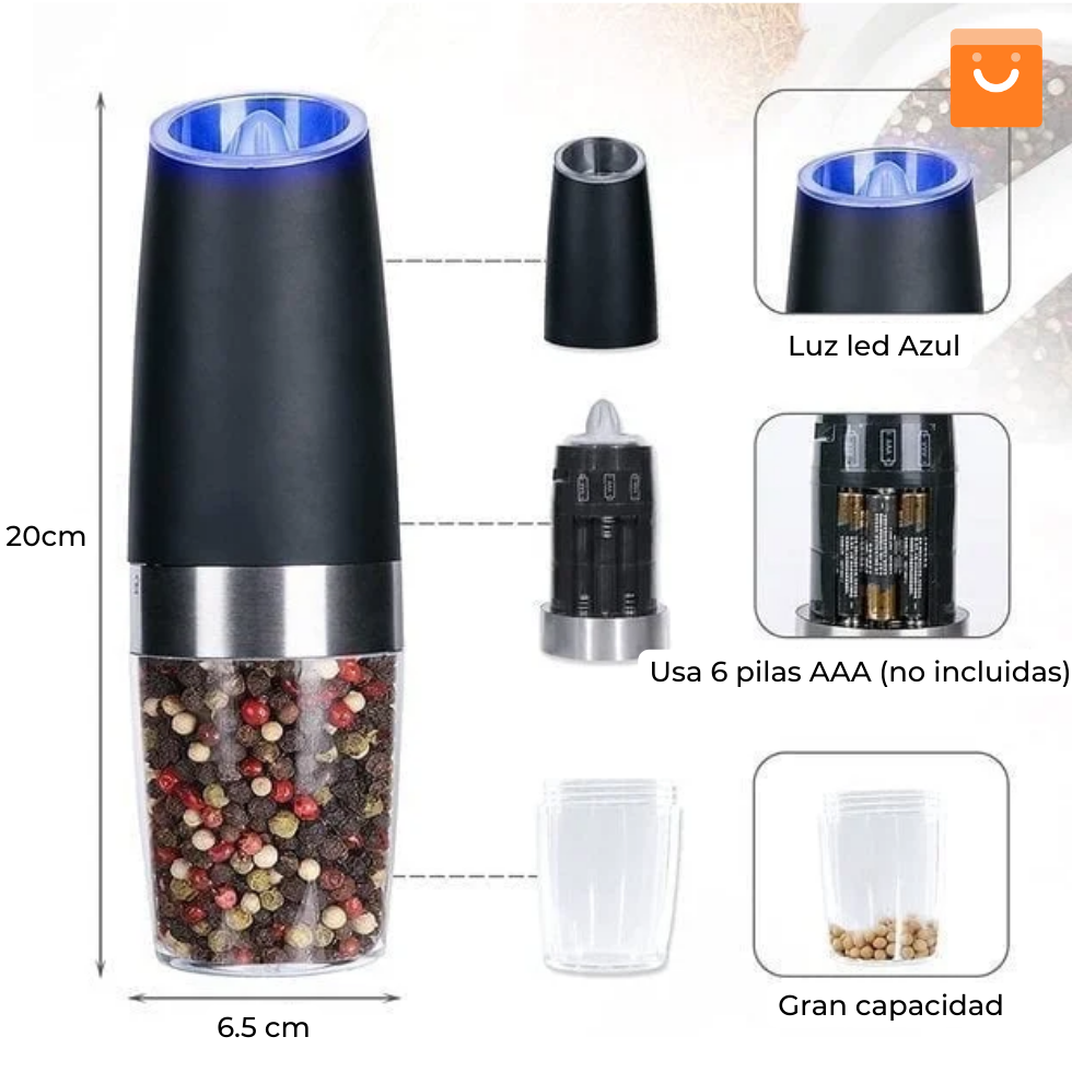 GrindMaster™- Molinillo electrico para semillas y hierbas