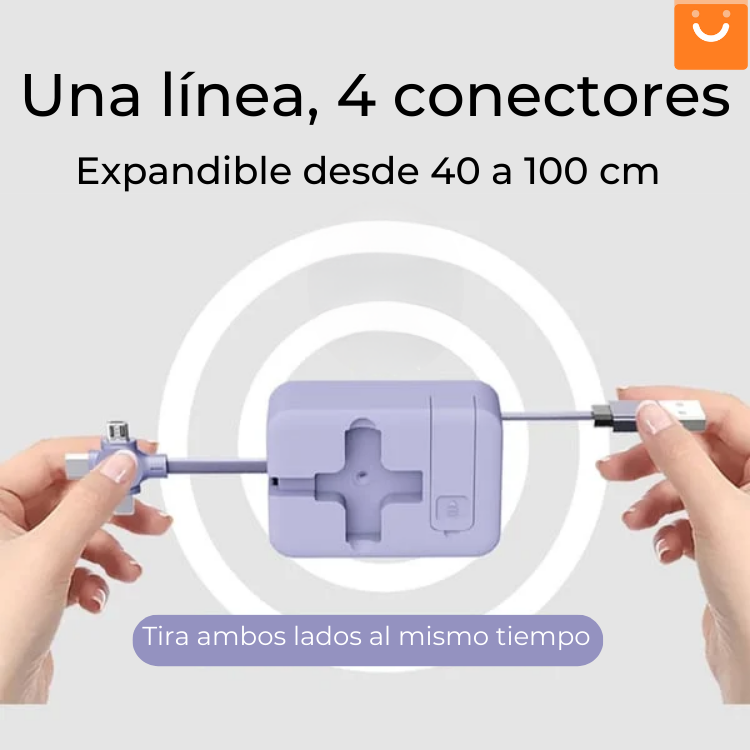 RapidCord™ - Cable 3 en 1 de Carga rápida