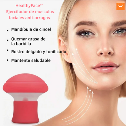HealthyFace™ - ejercitador de músculos faciales anti-arrugas