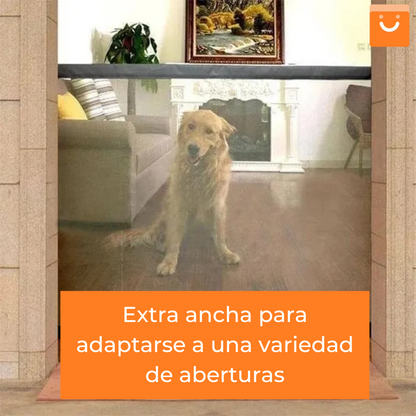 Malla portátil separadora de espacios para mascotas y bebés