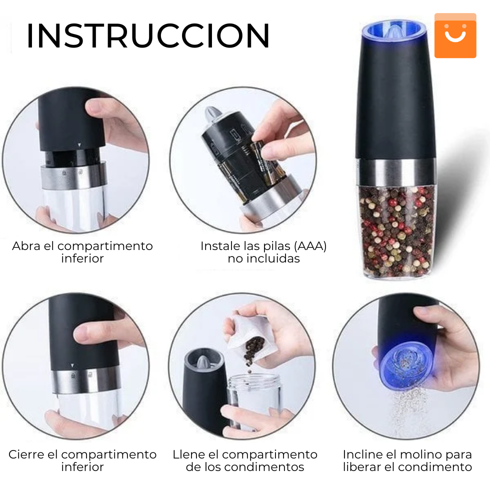 GrindMaster™- Molinillo electrico para semillas y hierbas