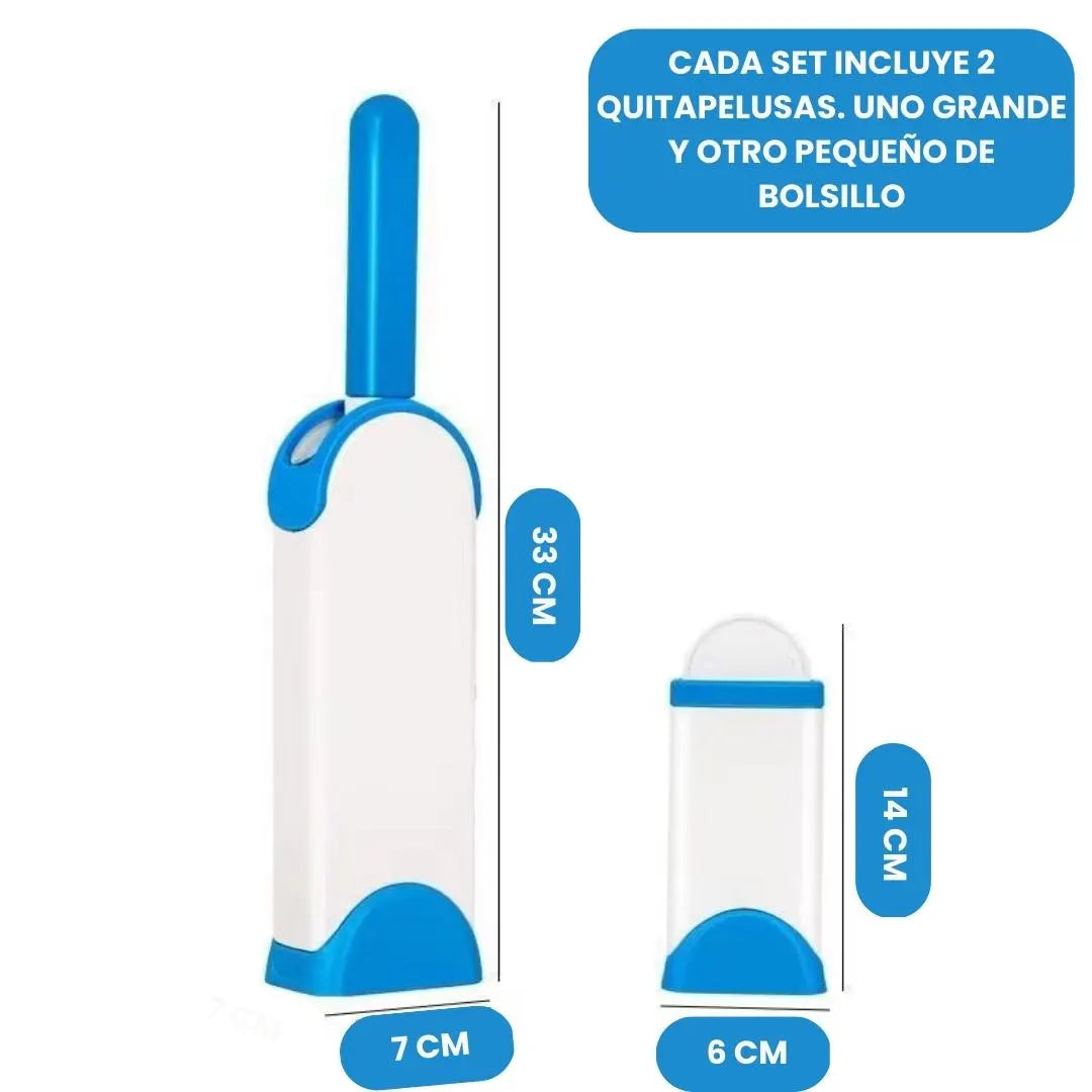 Hairoff - CEPILLO ANTIESTRES + QUITAPELUSA PARA MASCOTAS